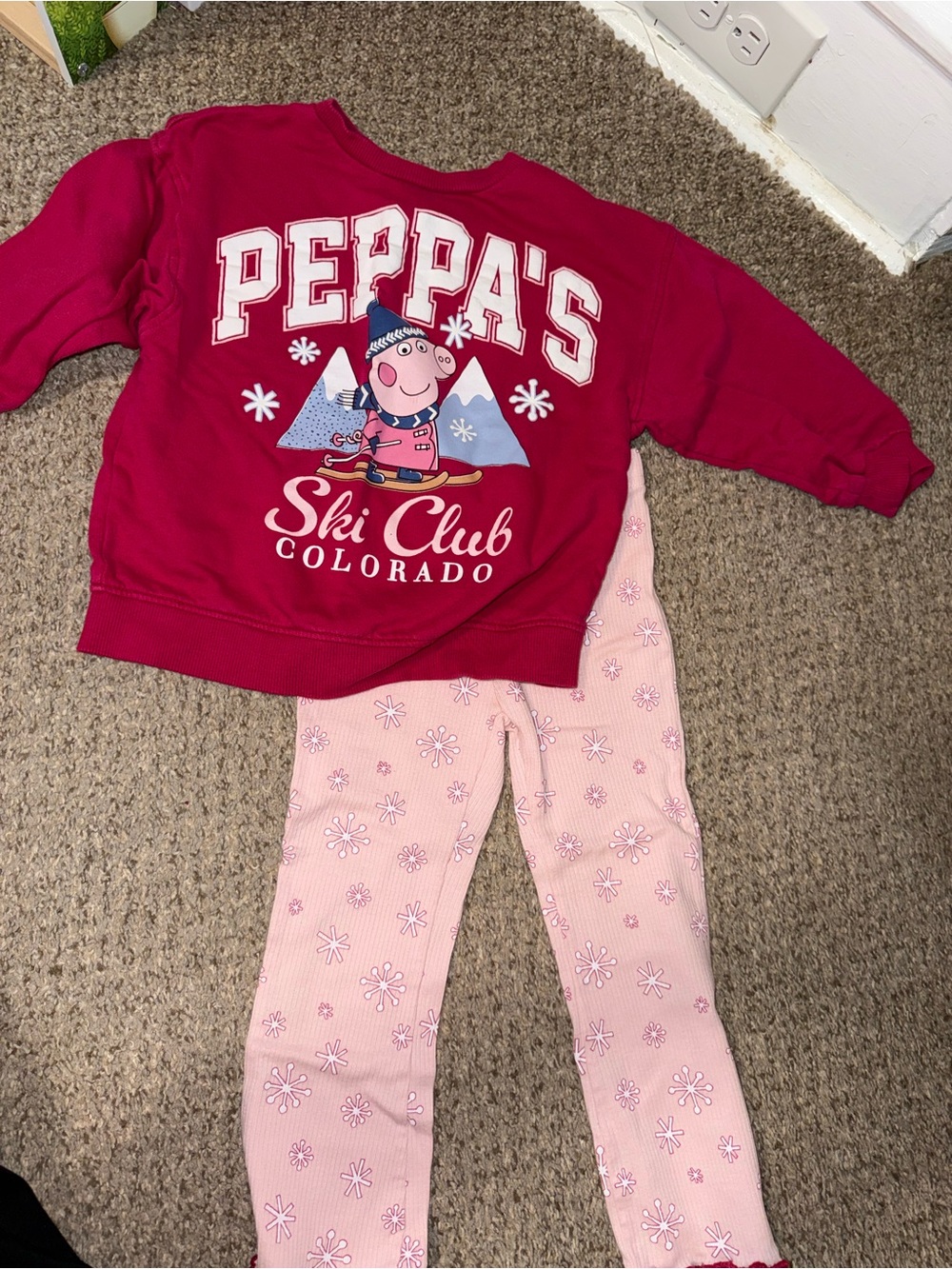 Peppa Pig Girls Set Size 3T💓